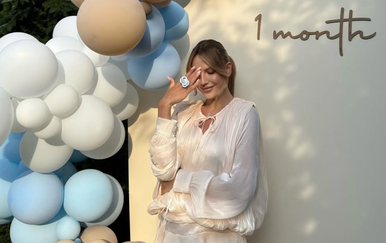 Леся Нікітюк відсвяткувала місяць від дня народження сина: який "лук" вона вибрала
